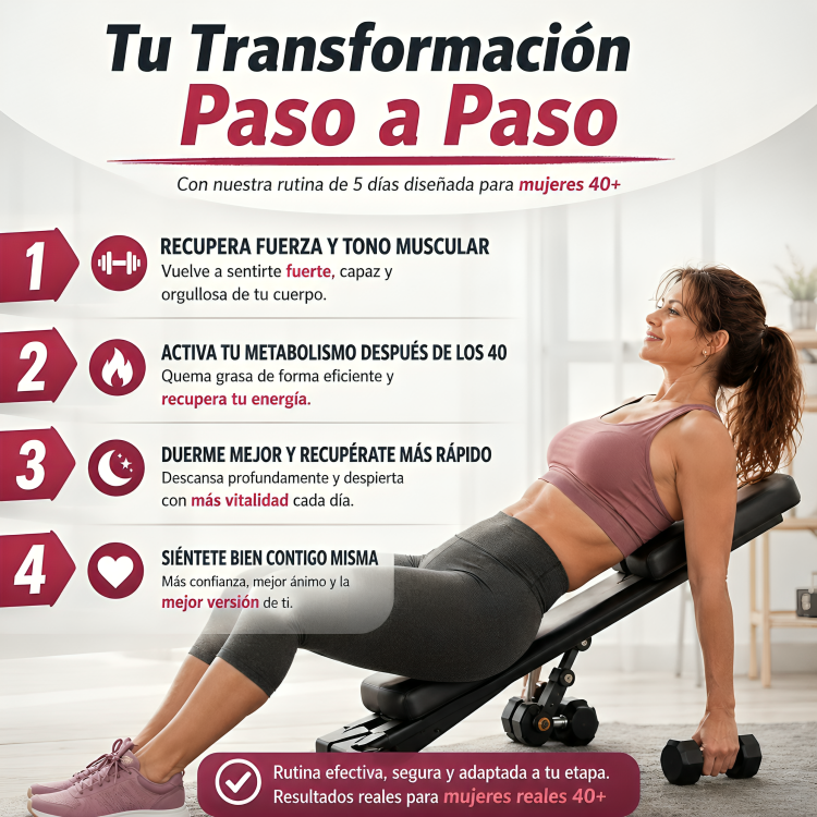 MÉTODO SCULPTFIT 40+ 5 DÍAS - NIVEL INICIO
