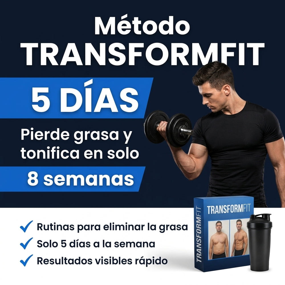 MÉTODO TRANSFORMFIT 5 DÍAS - NIVEL MEDIO - imagen 1